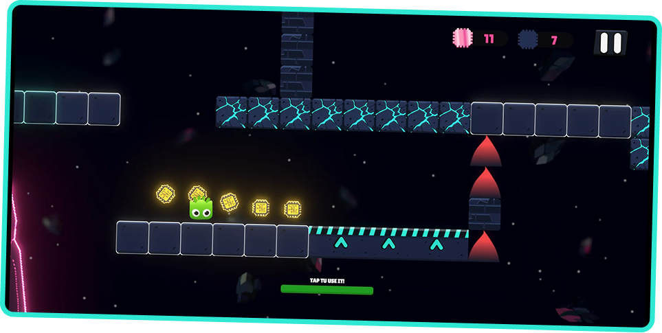 Glow Dash gameplay